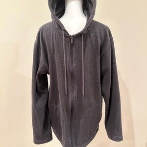 UGG Men's Charcoal Zip-Up Hoodie